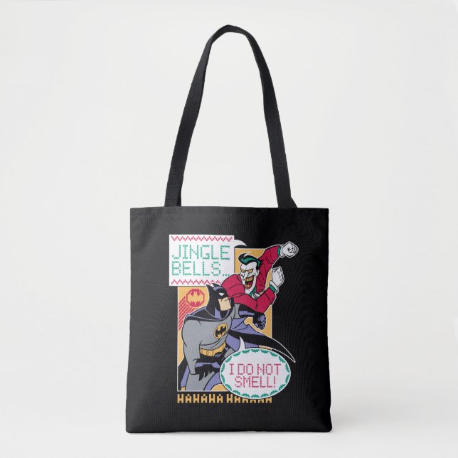 Bolso De Tela Batman | Campanas de jingle, ¡No Huelo! (Anverso)