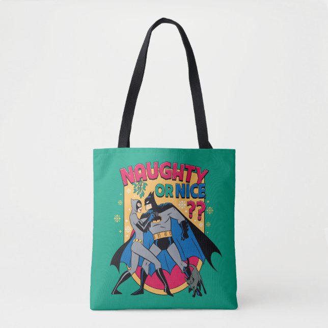 Bolso De Tela Batman | Capataz De Mistletoe Naughe O Niza (Anverso)