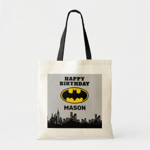 Bolso De Tela Batman - Ciudad Gótica   Cumpleaños