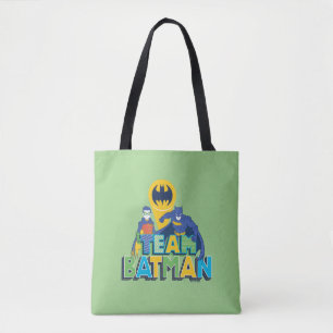 Bolso De Tela Batman Equipo Batman y Robin