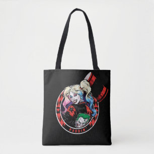 Bolso De Tela Batman Harley Quinn Winking Con Mallet