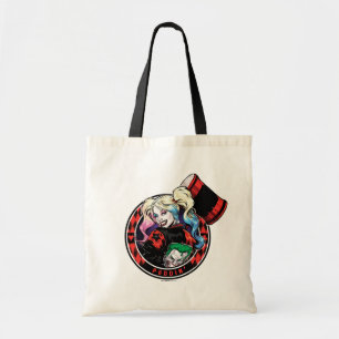 Bolso De Tela Batman Harley Quinn Winking Con Mallet