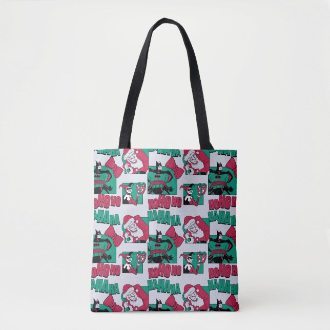 Bolso De Tela Batman | Patrón de Santa bromista (Anverso)