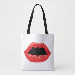 Bolso De Tela Batman Valentine Labios