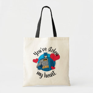 Bolso De Tela Batman Valentine Me has robado el corazón