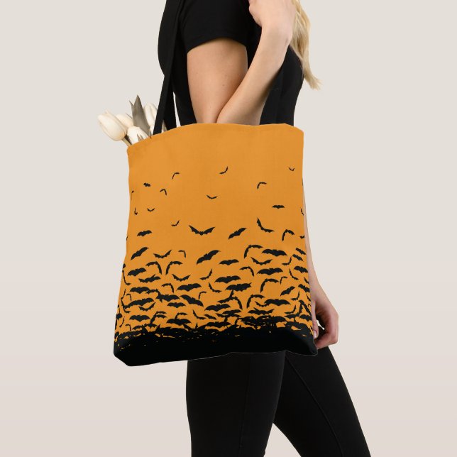 Bolso De Tela Bats (Detalle)