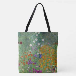 Bolso De Tela Bauerngarten, pintura al óleo, Gustav Klimt