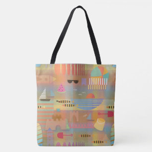 Bolso De Tela Bauhaus Beach Fiesta Tote Bag