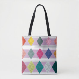 Bolso De Tela Bauhaus Diamond Quilt