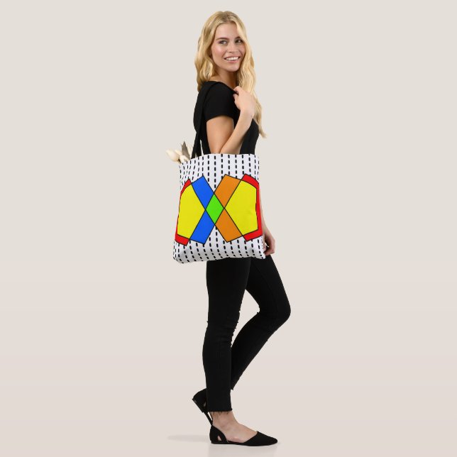 Bolso De Tela Bauhaus Pentagons (Puesto)