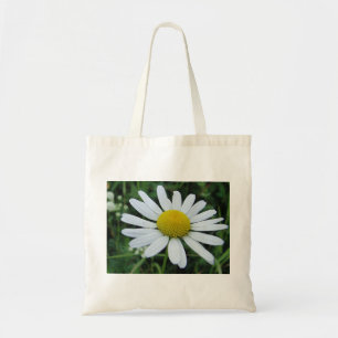 Bolso De Tela Baumwolltasche weisse Margerite