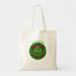 Bolso De Tela Baxter Scottish Tartán Celtic Thistle