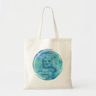 Bolso De Tela Bayon Face Blue