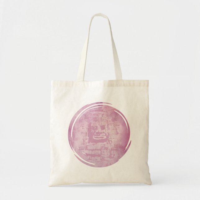 Bolso De Tela Bayon Face Pink (Frente)