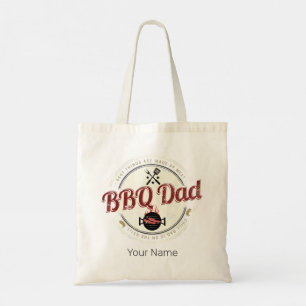 Bolso De Tela BBQ Dad Vintage Grill o Barbacoa para el Día del P