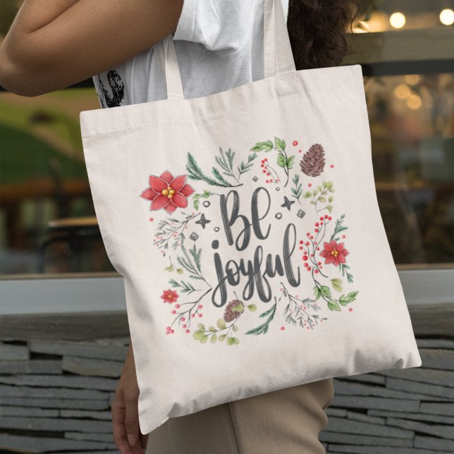 Bolso De Tela Be Joyful Navidades Tote Bag (Subido por el creador)