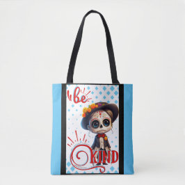 Bolso De Tela Be Kind Sugar Skull Tote