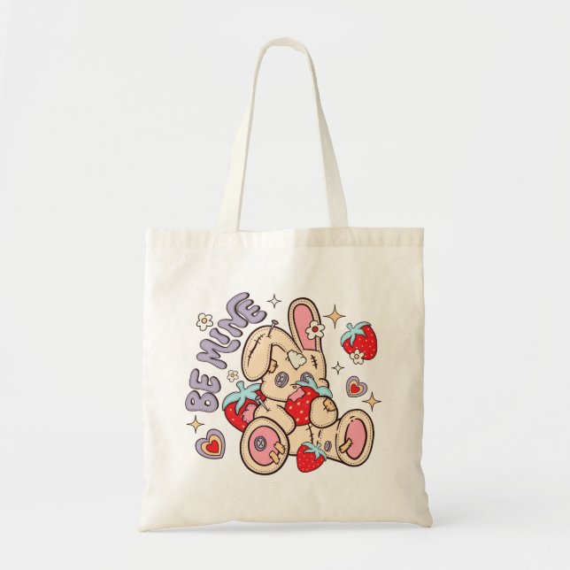 Bolso De Tela Be Mine Bunny (Frente)