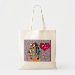 Bolso De Tela "Be Mine" Valentine nostálgico dulce