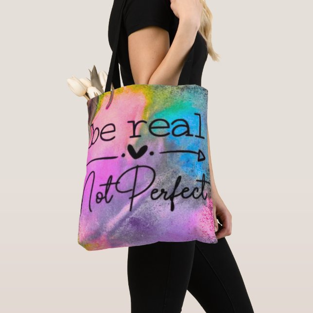 Bolso De Tela Be Real Not Perfect (Detalle)