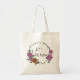 Bolso De Tela Be Still and Know Tote Bag