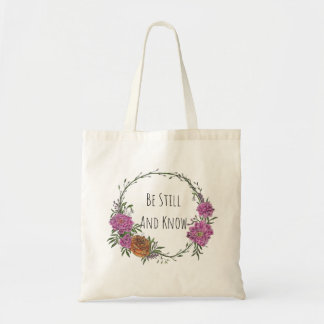 Bolso De Tela Be Still and Know Tote Bag