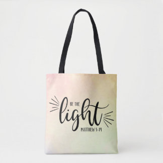 Bolso De Tela Be the Light Matthew 5:14
