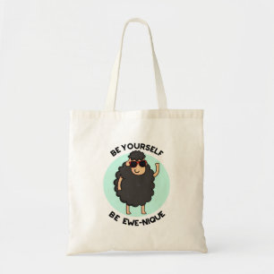 Bolso De Tela Be You Be Ewenique Funny Sheep Pun