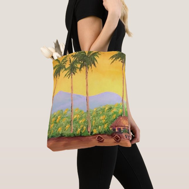 Bolso De Tela Beach (Detalle)