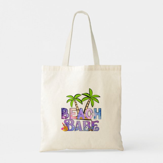 Bolso De Tela Beach Babe (Reverso)