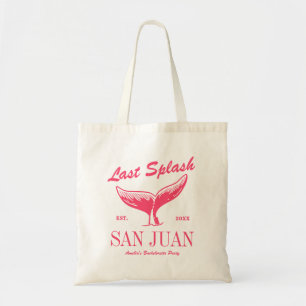 Bolso De Tela Beach Bachelorette Party Mermaid Tail Last Splash