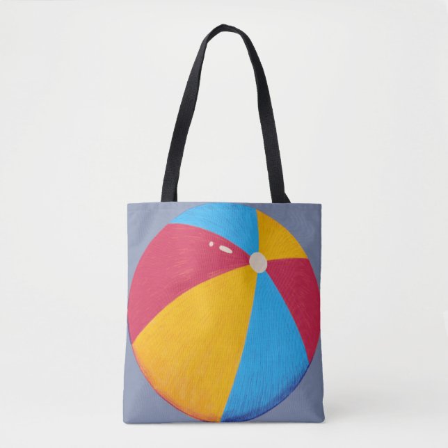 Bolso De Tela Beach Ball Tote Bag (Anverso)
