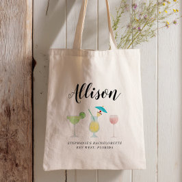 Bolso De Tela Beach Cocktails Bachelorette Bridesmaid Name