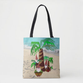 Bolso De Tela Beach Gnomes Tote Bag
