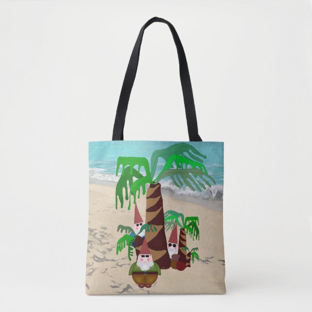 Bolso De Tela Beach Gnomes Tote Bag