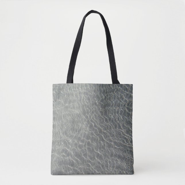 Bolso De Tela Beach Ocean Water Ripples & Sand (Anverso)