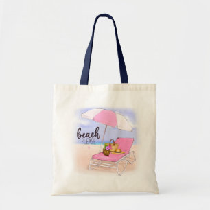 Bolso De Tela Beach Please Tote Bag