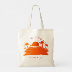 Bolso De Tela Beach Sunrise Sunset Thunder_Cove