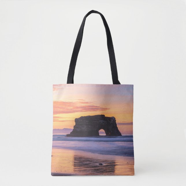 Bolso De Tela Beach Sunset (Anverso)