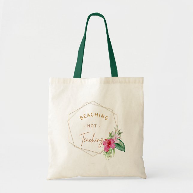 Bolso De Tela Beaching Not Teaching Tote (Frente)