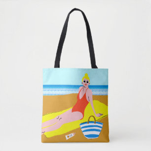 Bolso De Tela Beachy Keen - Amarillo