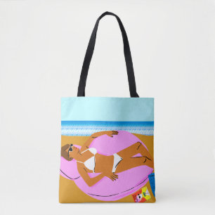 Bolso De Tela Beachy Keen - Rosa