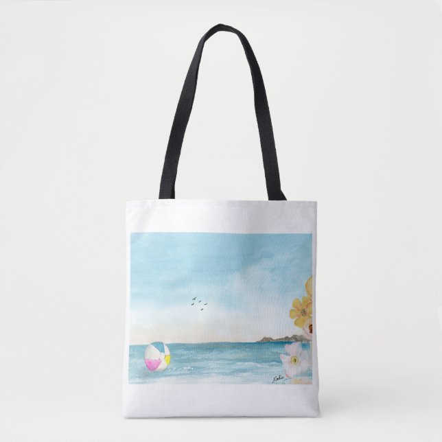Bolso De Tela Beachy Tote Bag (Anverso)