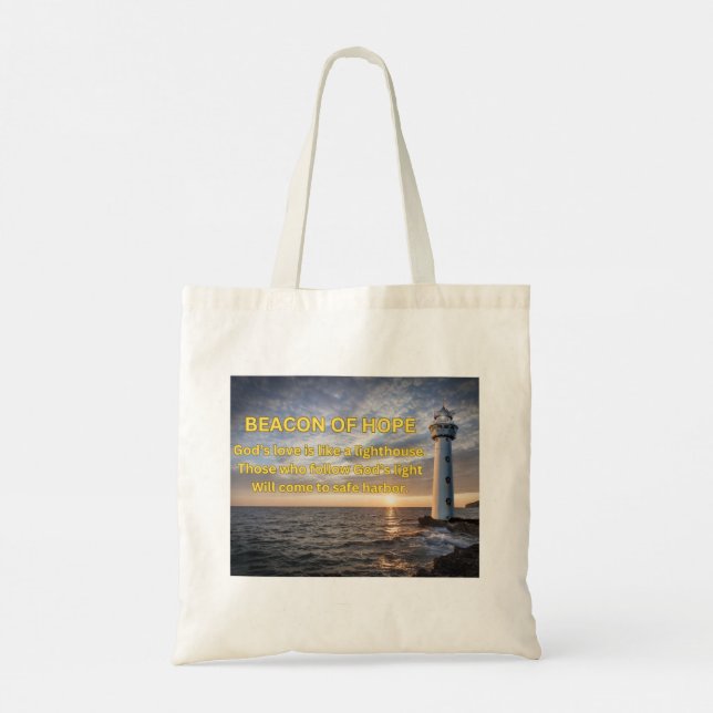 Bolso De Tela Beacon Hope Lighthouse Tote Bag (Reverso)