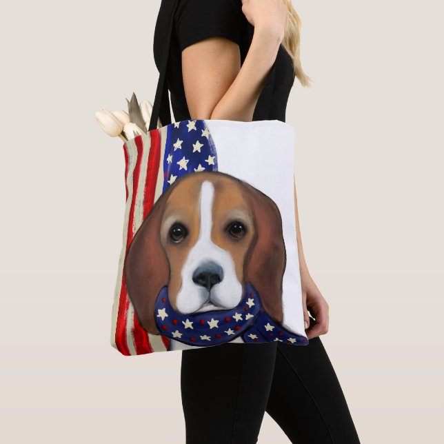 BOLSO DE TELA BEAGLE (Detalle)