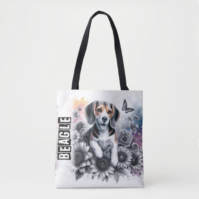 Bolso De Tela Beagle (Anverso)