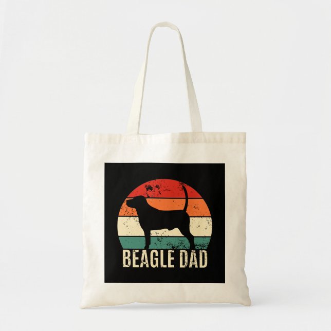 Bolso De Tela Beagle Dad (Frente)
