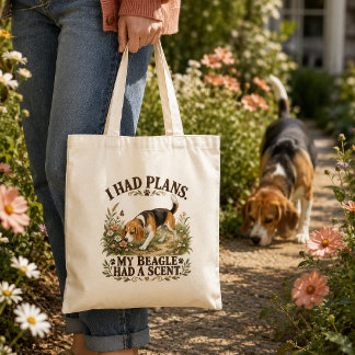 Bolso De Tela Beagle Divertido Tenía Planes Sabueso de Olfato