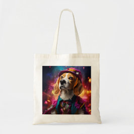 Bolso De Tela Beagle en un Gorra rosado