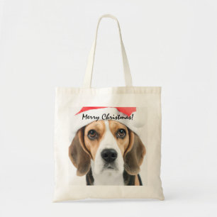 Bolso De Tela Beagle Navidades